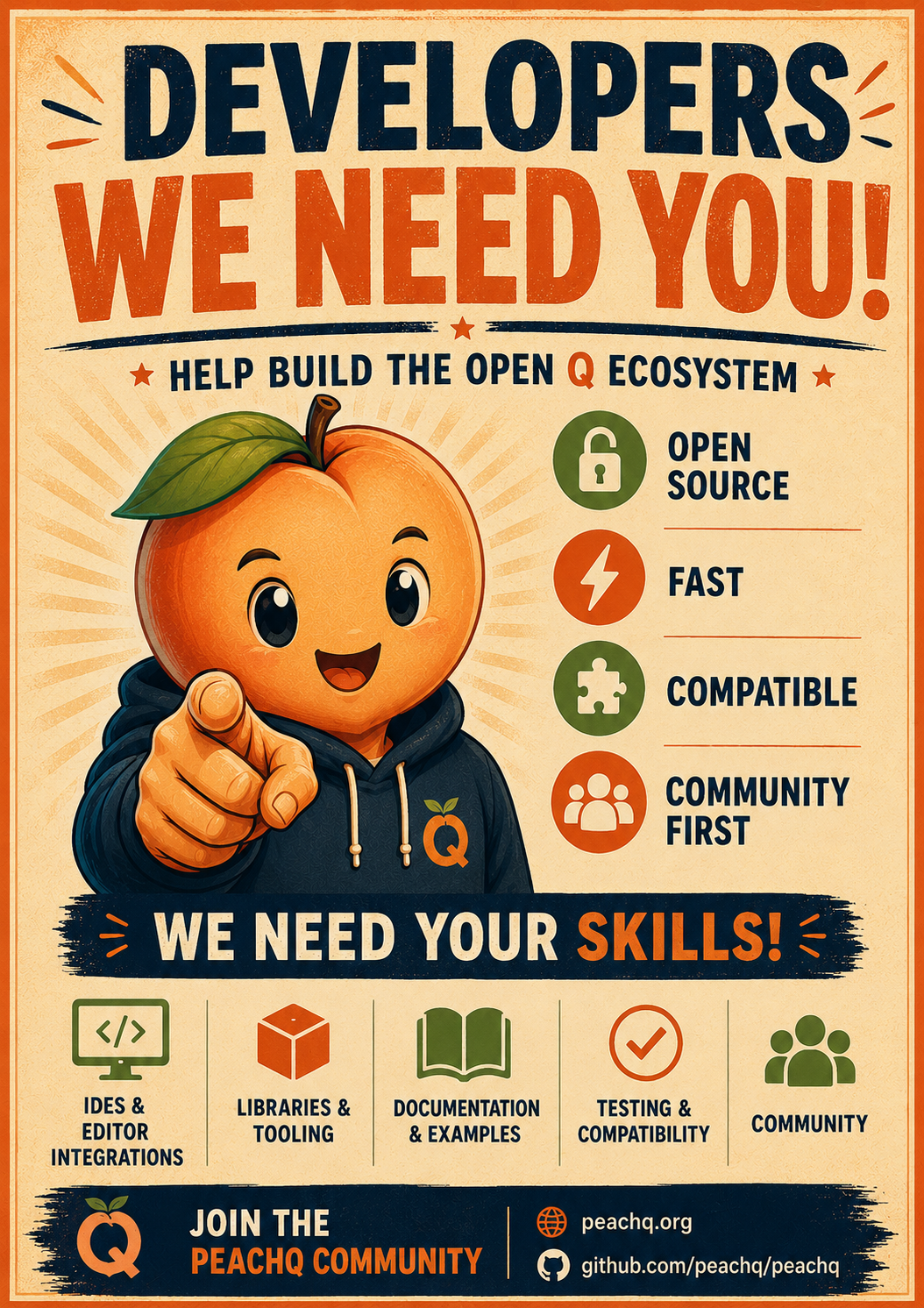 Developers, we need you — help build the open q ecosystem